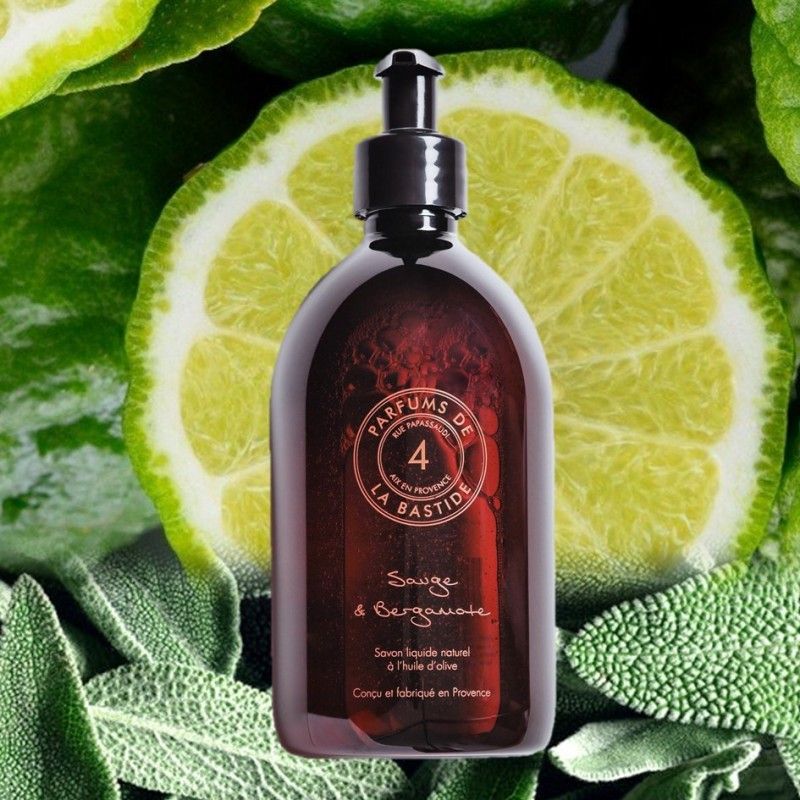 Parfums De La Bastide Sauge & Bergamote 500mL Liquid Pump Soap