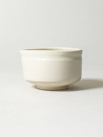 Morihata Handmade Japanese Matcha Bowl White 