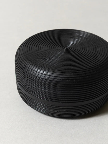Morihata Handmade Japanese Wooden Tea Canister Black Cherry Birch