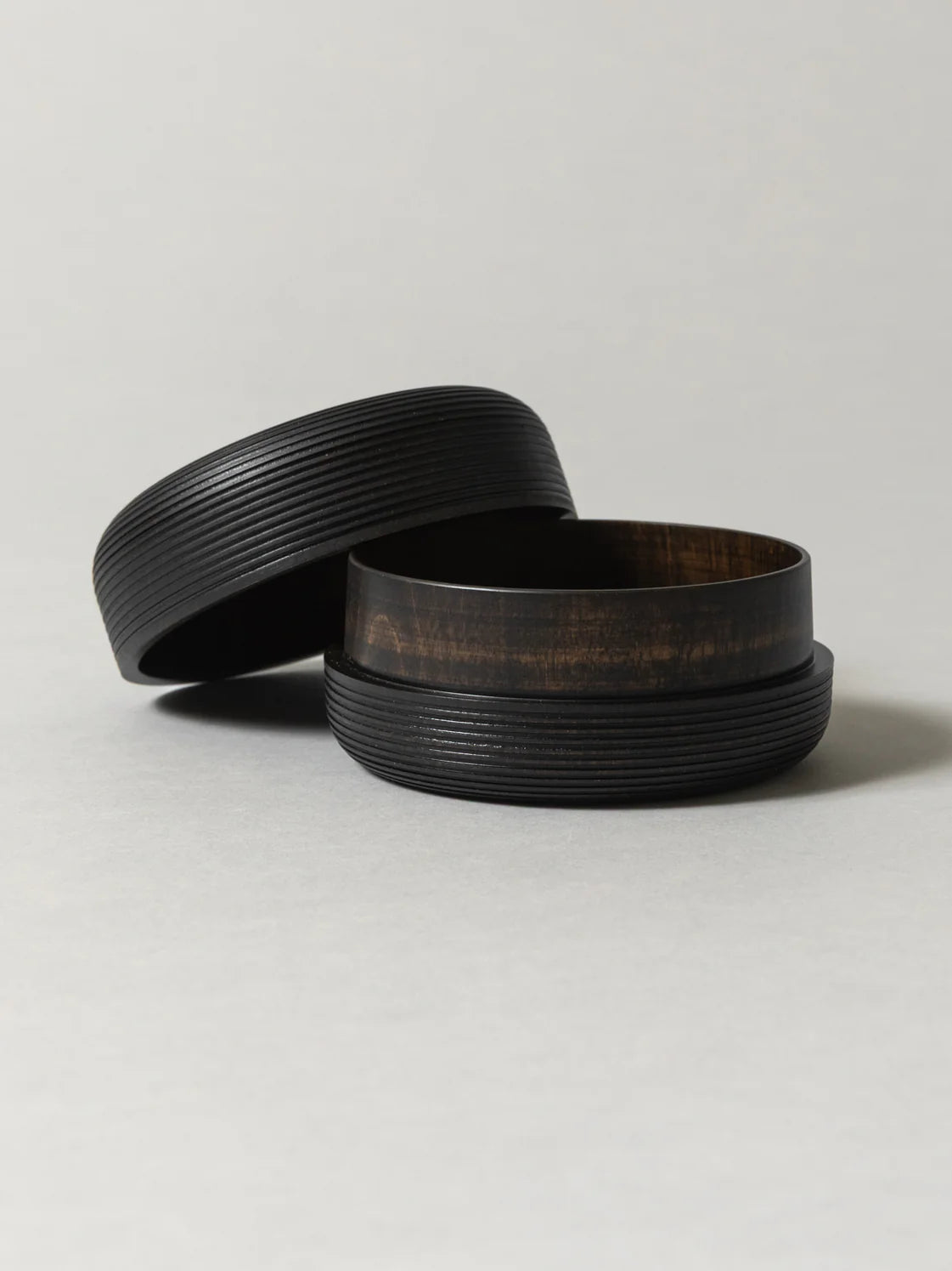 Morihata Handmade Japanese Wooden Tea Canister Black Cherry Birch