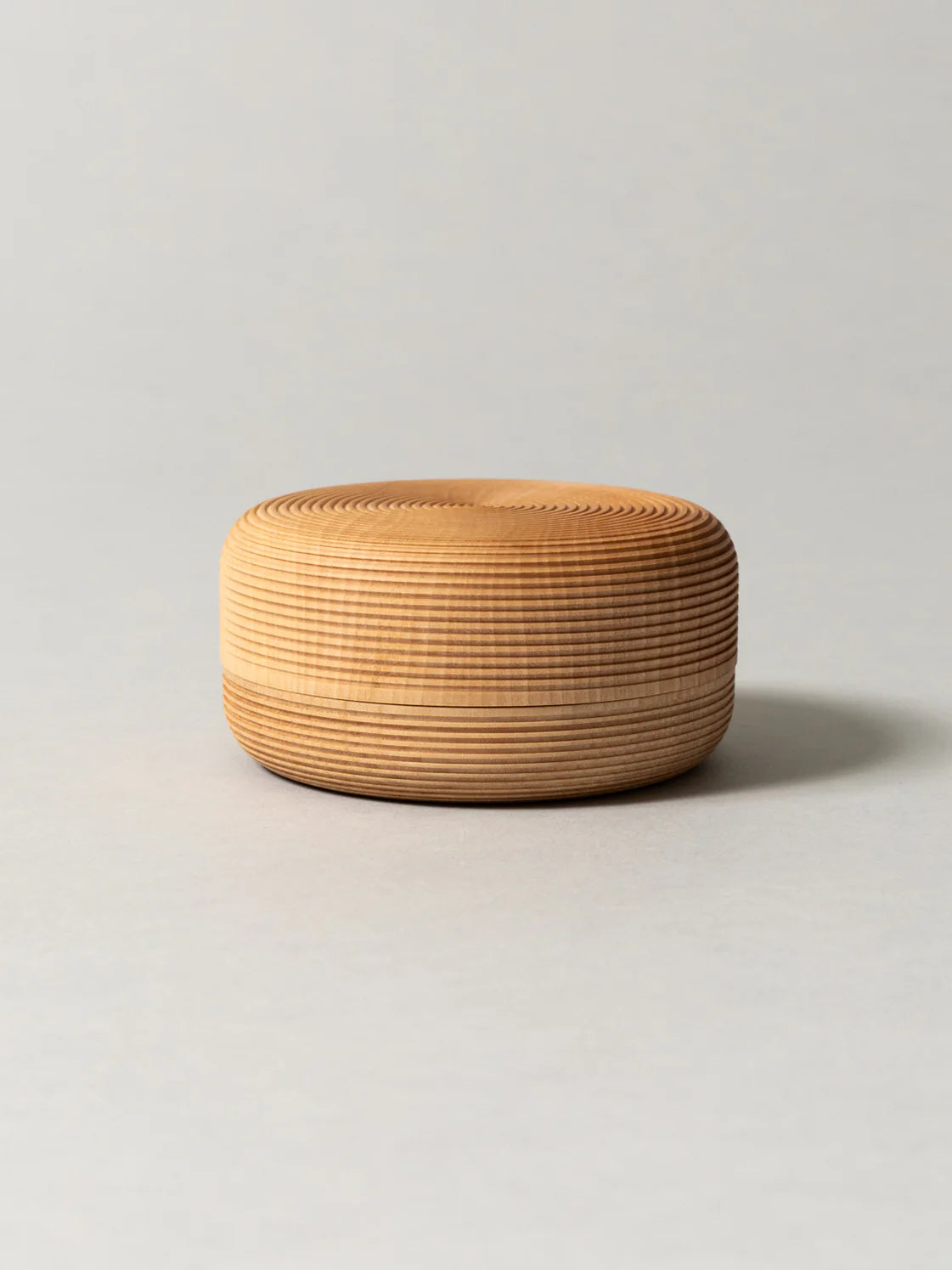 Morihata Handmade Japanese Wooden Tea Canister Natural Cherry Birch