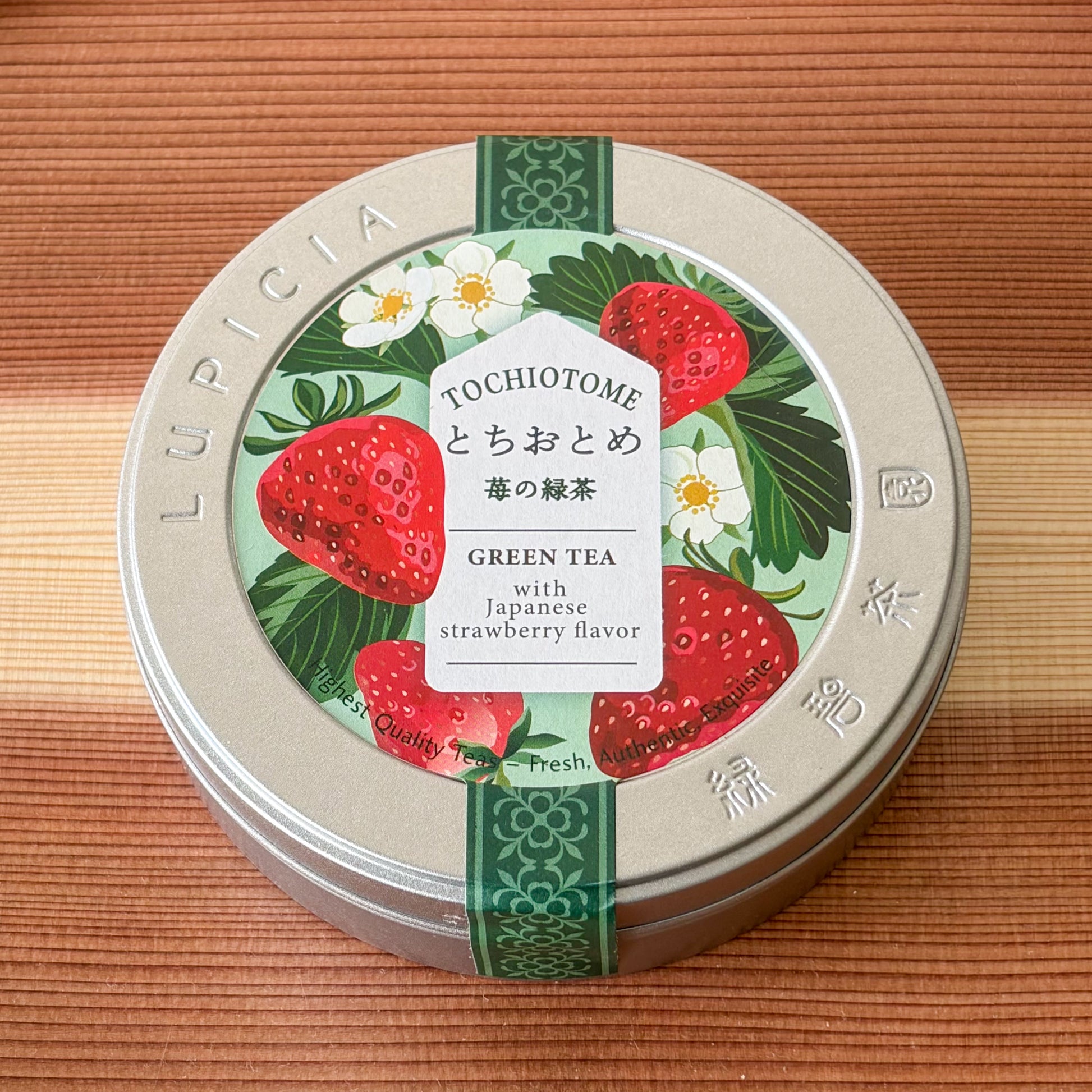 Lupicia Japan Tochiotome Seasonal 2026 Loose Leaf Green Tea with Tin