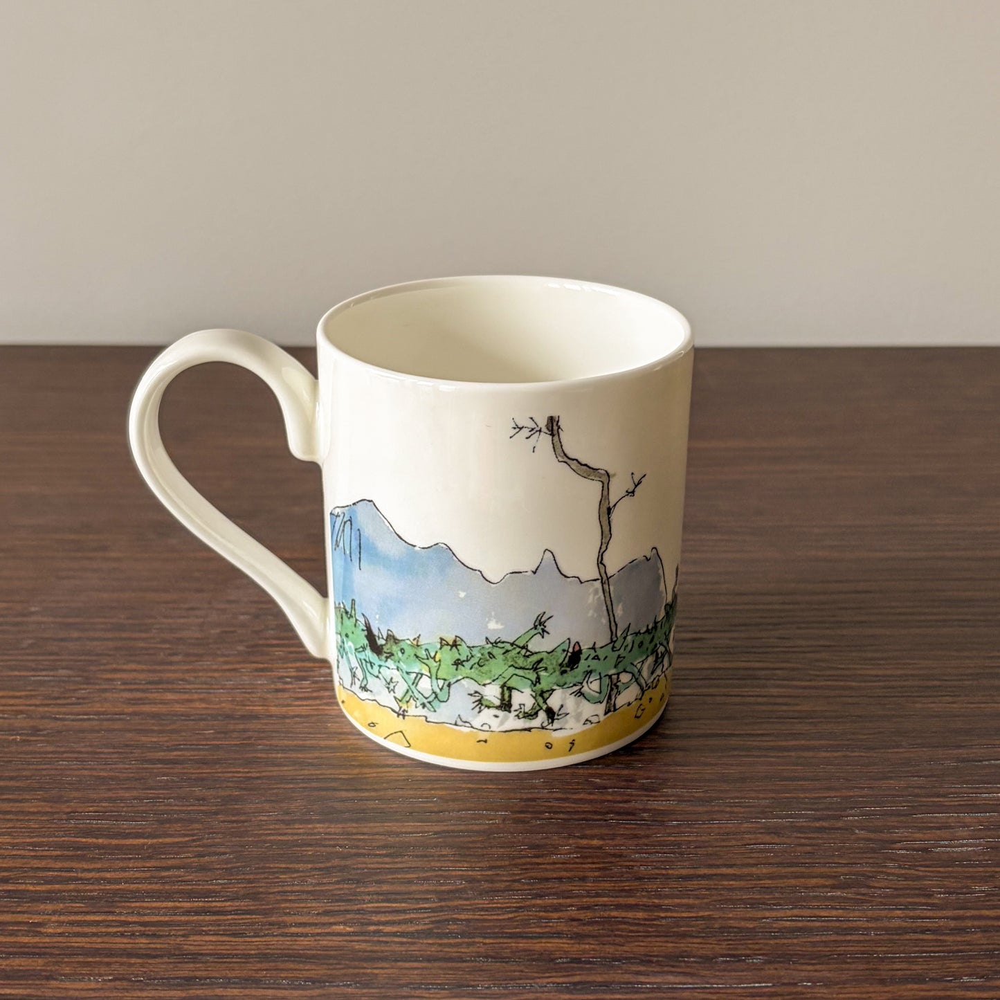 Sir Quentin Blake Desperate for Tea Mug Made in the UK