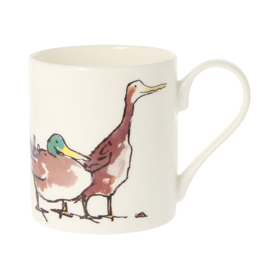 Sir Quentin Blake Mug Featuring 'Ducks' Design