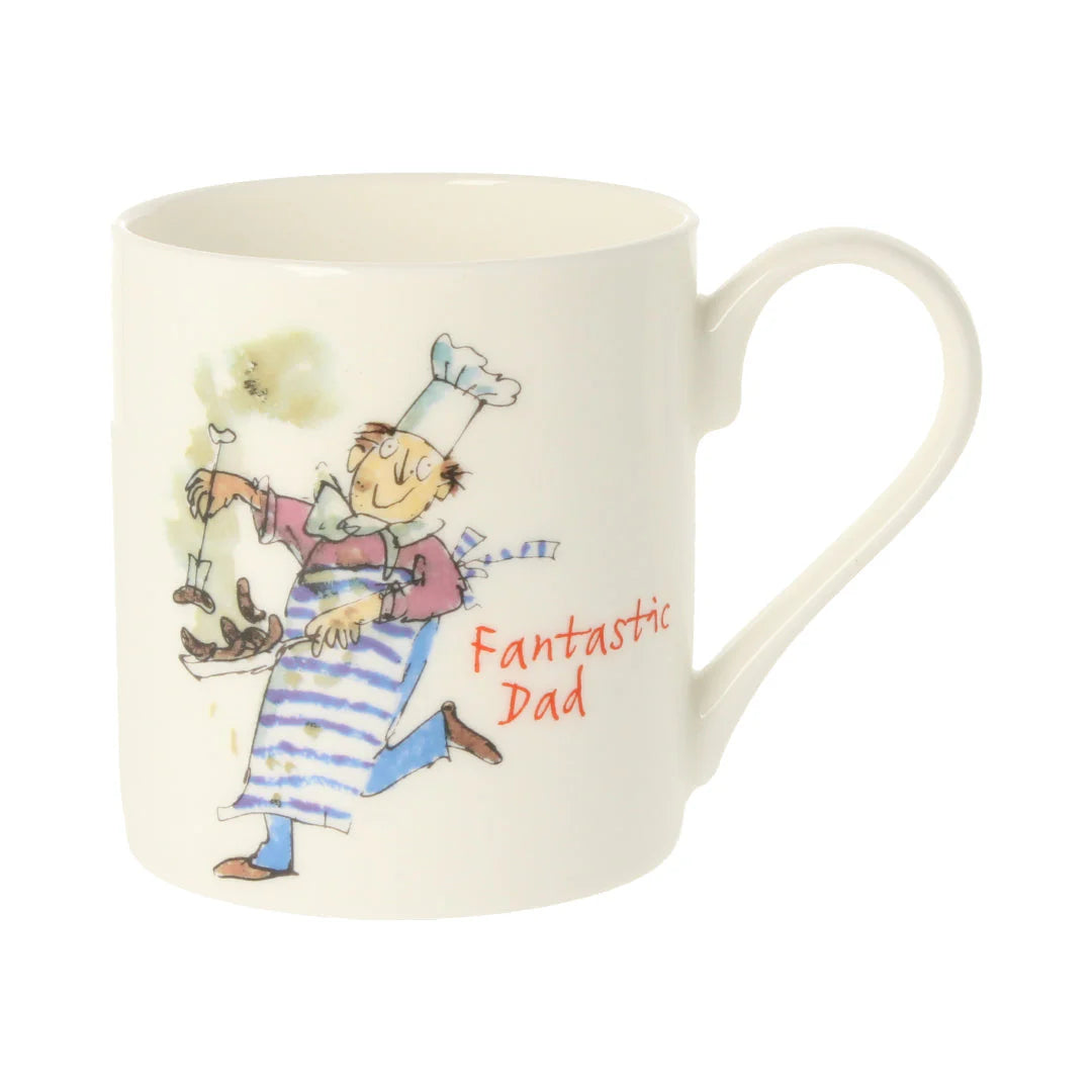 Quentin Blake Fine Bone China Fantastic Dad Mug