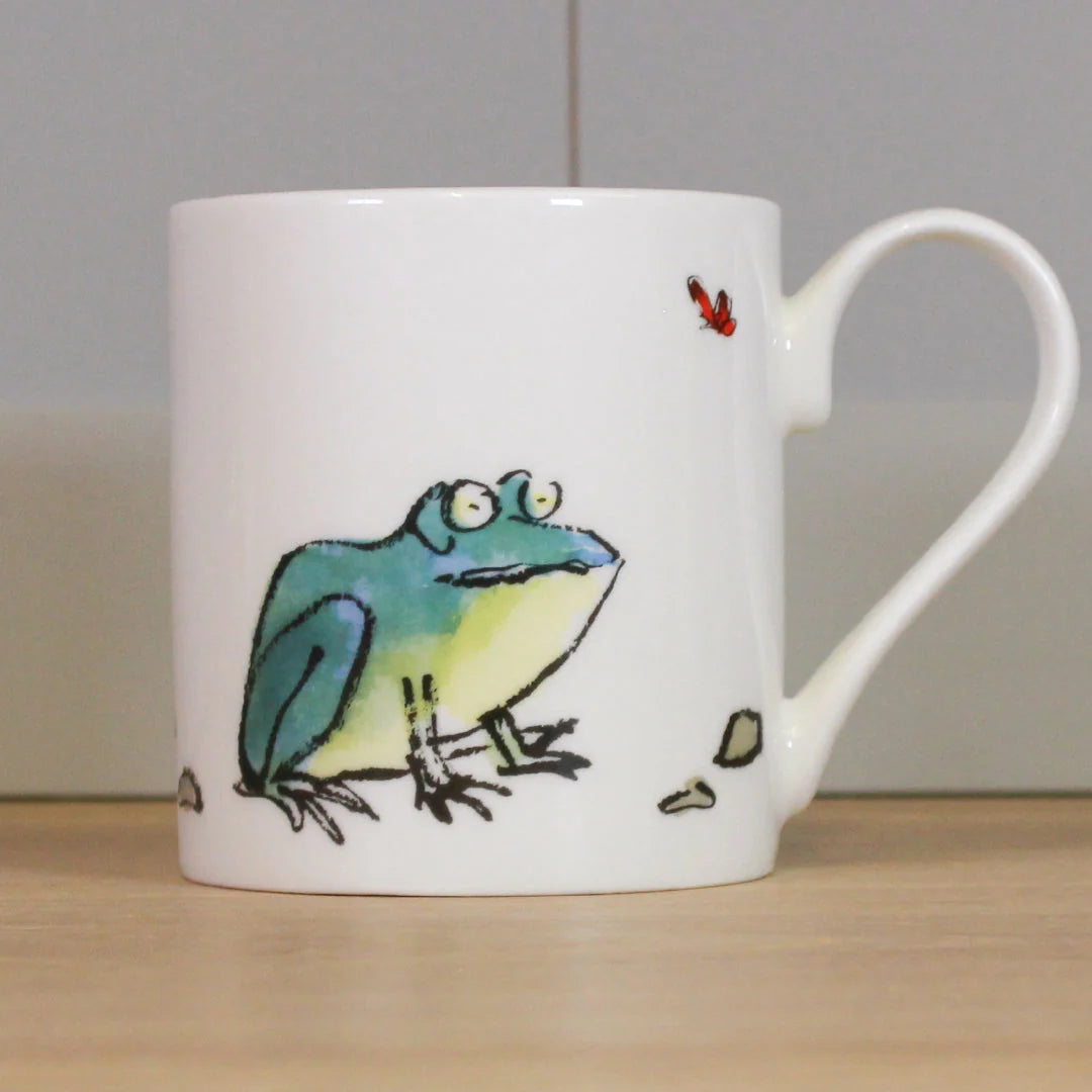 Sir Quentin Blake Mug Featuring the 'Frogs' Design