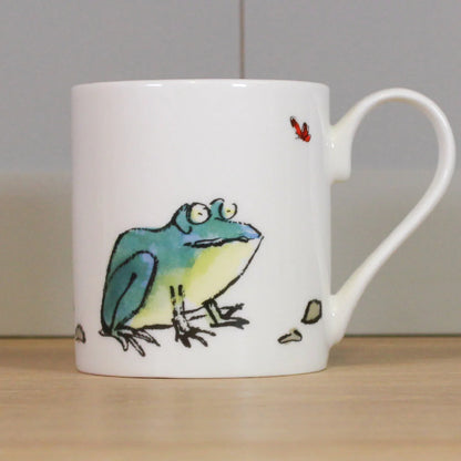 Sir Quentin Blake Mug Featuring the 'Frogs' Design