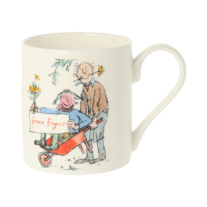 Sir Quentin Blake 'Green Fingers' Design Mug