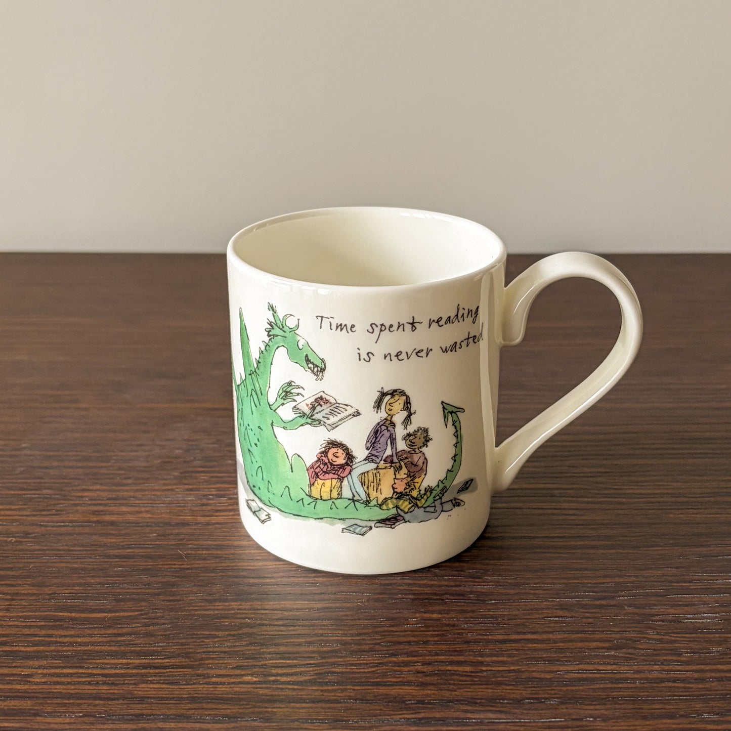 Quentin Blake Time Spent Reading Fine Bone China Mug