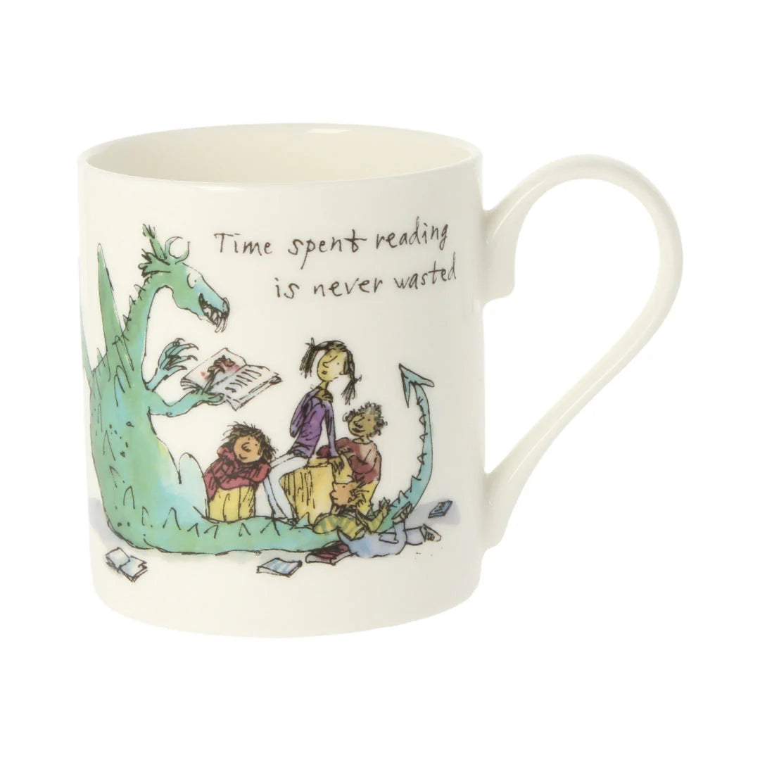 Quentin Blake Time Spent Reading Fine Bone China Mug
